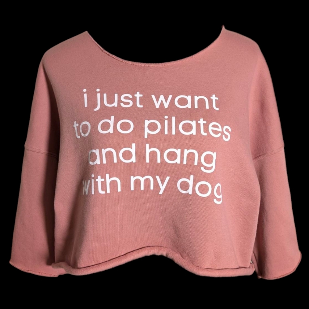 Pink Pilates & Dogs Sweatshirt